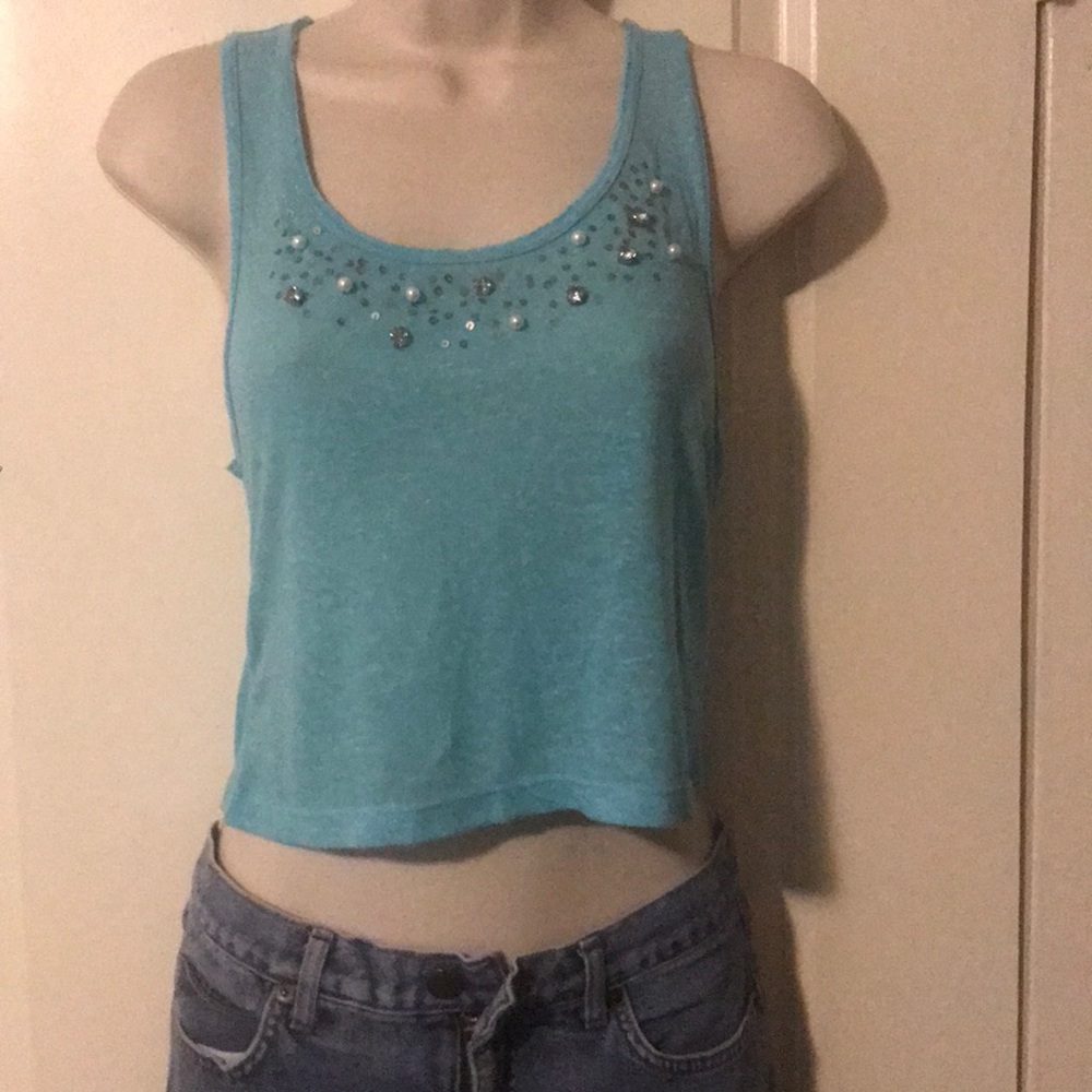 Beaded Crop Top